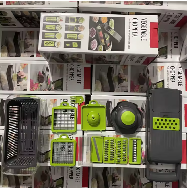 hachoir et trancheur de légumes multifonctionnel 12 en 1